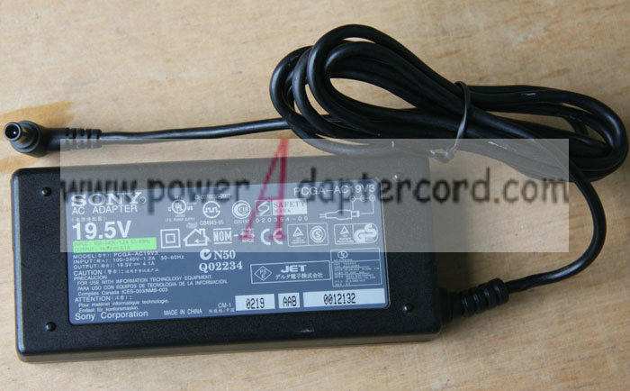 *Brand NEW* DC 19.5V 4.1A (80W) SONY AGP-AC19V3 AC DC Adapter POWER SUPPLY